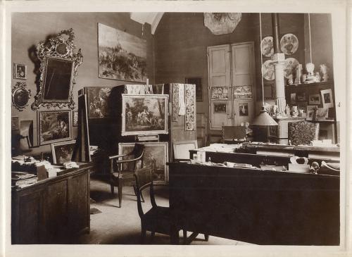 Anonimo, Bologna, Interno dello studio di Publio, poi Decio e Benito Podio, Albumina/ carta, CC BY-NC-ND