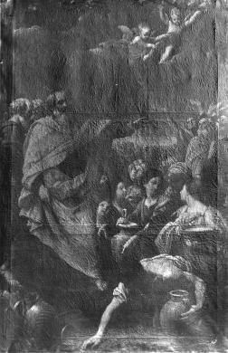 Fotofast, Ravenna, Duomo di San Giovanni in Fonte, Guido Reni, Mosè con il popolo Ebreo che raccoglie la manna, Intero a luce radente prima del restauro Decio e Benito Podio, gelatina bromuro d'Ag/ carta, CC BY-NC-ND