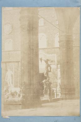 Alinari, Fratelli, Firenze, Loggia dei Lanzi, Cellini B:, Perseo, carta salata, CC BY-NC-ND