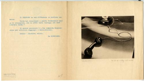 Bertoglio, Italo, Un filo che ci collega al mondo, Stampa fotomeccanica, CC BY-SA