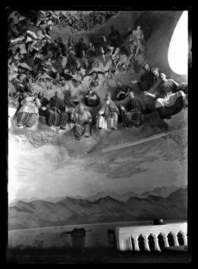 Francesco Negri, Crea: Cappella del Paradiso - La Trinità sorretta dagli angeli, Gelatina bromuro, CC BY-SA