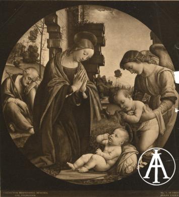 Monaco di Baviera, Königlichen Pinakothek, Lorenzo di Credi, Sacra Famiglia, CC BY-SA