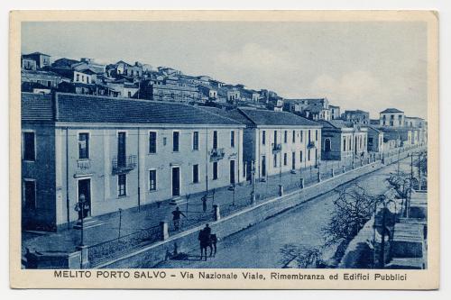 Editore F.lli Spinella, Melito Porto Salvo (Reggio Calabria) - Via Nazionale , Viale Rimembranza ed edifici pubblici, CC BY-SA