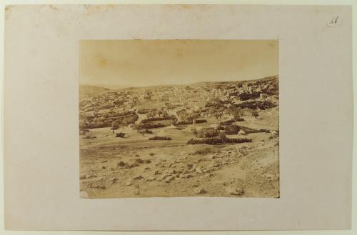 Bonfils, Felix, Nazaret - Veduta della città, 1867-1872, CC BY