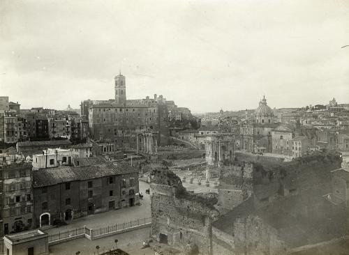 Peter Paul Mackey, Foro Romano, general view from Palatine, Stampa alla gelatina sali d'argento, CC BY-NC-ND
