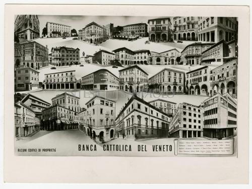 Studio Ferrini, sedi storiche e alcuni palazzi di proprietà della Banca Cattolica del Veneto, gelatina ai sali d'argento/carta, CC BY-NC-ND
