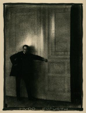 Bonaventura, Gustavo (1882-1966), Ritratto di Hugo Erfurth, procedimento ai pigmenti e a trasporto, CC BY-SA