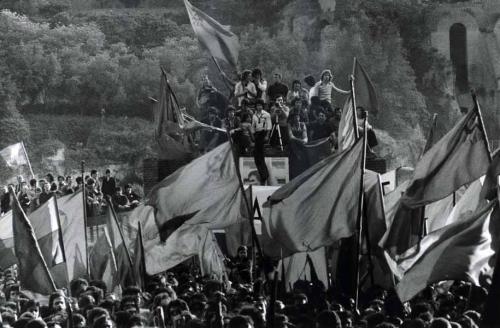 Romano Martinis, Manifestazione, Roma, stampa ai sali d'argento, CC BY-SA