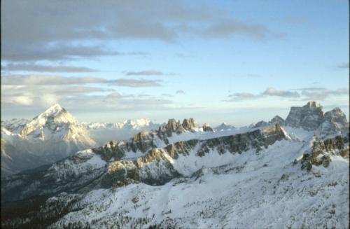 Mario De Biasi, Dal rigugio Lagazuoi. Dolomiti tra Cortina e Val Badia, CC BY-SA