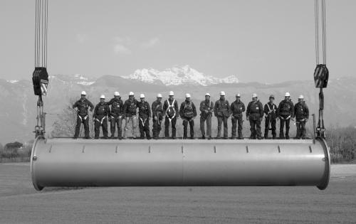 Cesare Genuzio, Indsustrie Cimolai, stampa ai sali d'argento, CC BY-SA
