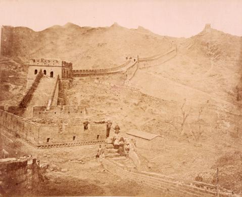 Childe, Thomas, la Grande Muraglia a nord di Pechino, stampa all' albumina, CC BY-SA