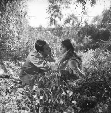 Marcello Mastroianni e Stefania Sandrelli in una scena di Divorzio all'italiana, Pietro Germi (1961), CC BY-SA