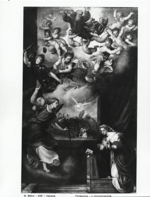 Böhm, Osvaldo, Giovanni Antonio de' Sacchis, il Pordenone, Annunciazione, Chiesa di Santa Maria degli Angeli, Murano, CC BY-SA