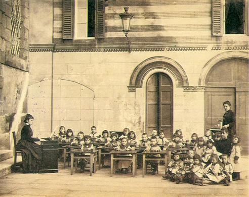 Bertucci, Giuseppe, Giardino d'infanzia Margherita di Savoia di Verona, albumina/carta, CC BY-SA