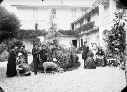 David Peyrot, Airali Bianchi, villa Appia: la famiglia Appia e Marie Peyrot, Gelatina ai sali d'argento/ vetro, CC BY-SA