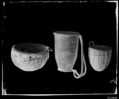 Studio Eredi Berra, Nagarit e tamburo abissini 674 - 568 - 673, gelatina bromuro d`argento/ vetro, CC BY-SA