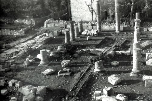 Scavi presso la Basilica   - Altilia - Sepino (CB), 1950 ca., negativo b/n, CC BY-SA