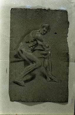 AA.VV., Disegno di nudo - Collezione Giacomo e Nicola Giuliani, negativo b/n, CC BY-SA