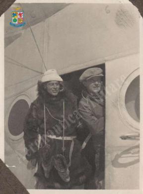 Trasvolata polare: Nobile sul dirigibile "Norge", Gelatina ai sali d'argento, CC BY-SA