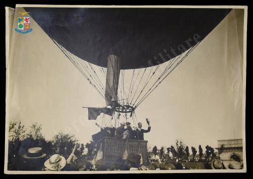 Ascensione di un aerostato, Gelatina ai sali d'argento, CC BY-SA