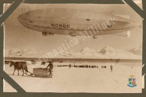 Trasvolata polare. Il dirigibile "Norge", Gelatina ai sali d'argento, CC BY-SA