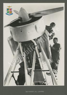 Crociera Aerea Atlantica Italia-Stati Uniti. Motoristi a lavoro, CC BY-SA