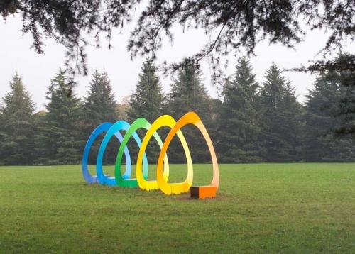 Gianni Benedetti, Twister di Tuttofuoco Patrick, Luna Park. Arte Fantastica Sculture nel parco a Villa Manin, Passiariano (UD), fotografia digitale, CC BY-SA