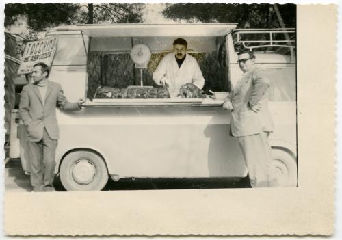 Domenico Nardini, Il mastro porchettaio Luigi Meloni di Campli, gelatina bromuro d'argento/carta, CC BY-SA