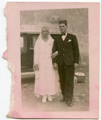 Domenico Nardini, Coppia di sposi, 1935 circa, gelatina bromuro d'argento/carta, CC BY-SA