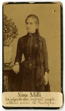 V. Pacini, Nina Milli, albumina/carta, CC BY-SA