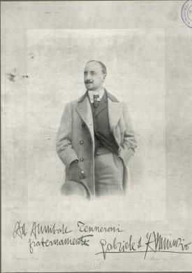 Guigoni e Bossi, Gabriele d'Annunzio, CC BY-SA