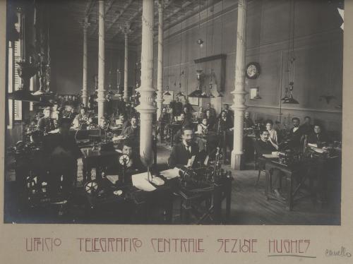 Moscioni, R., Ufficio Telegrafico Centrale - Sezione Hughes, Fine Ottocento secolo, CC BY-SA