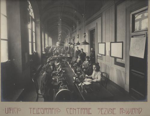 Moscioni, R., Ufficio Telegrafico Centrale - Sezione Rowland, Fine Ottocento secolo, CC BY-SA
