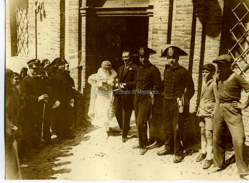 Alfonso Balelli, Monte San Giusto (Mc). Nozze Brancadoro-Roberti Guarnieri, 1920 circa, CC BY-SA