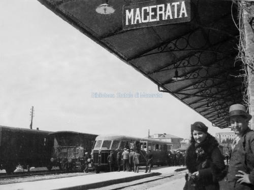 Carlo Balelli, Macerata. Stazione ferroviaria, 1930 circa, CC BY-SA