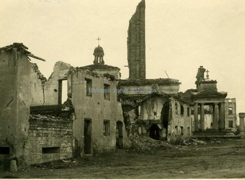 Carlo Balelli, Nervesa (TV). Rovine della parrocchia, 04/03/1919, CC BY-SA