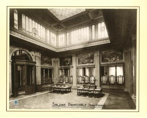 Filiale della Banca d'Italia di Genova. Salone principale (parte opposta), XX secolo, Gelatina ai sali d'argento, CC BY-NC-ND