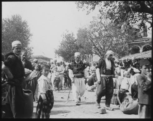 Almagià, Roberto, Pekinj, Mercato, 1930 circa, Lastra fotografica in vetro, CC BY-NC-ND