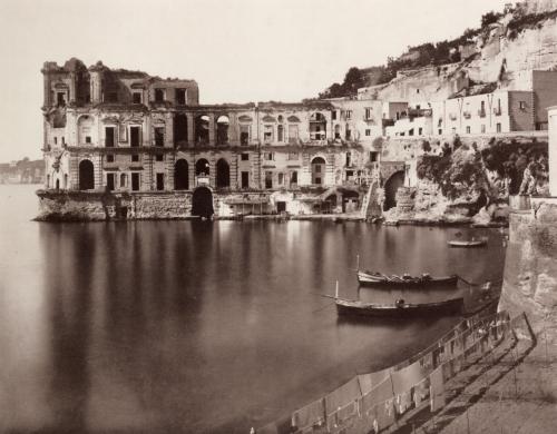 Giorgio Sommer, Palazzo Donn'Anna, XIX secolo, Albumina, CC BY-SA