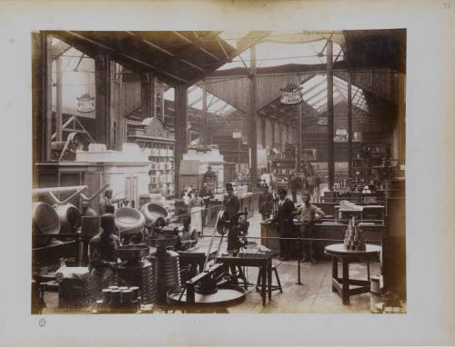 Giulio Rossi, Esposizione Nazionale del 1881, Galleria del Lavoro, macchine per la produzione alimentare, ultimo quarto XIX secolo, albumina/carta, inv. FM Albo F 136/27, CC BY-SA