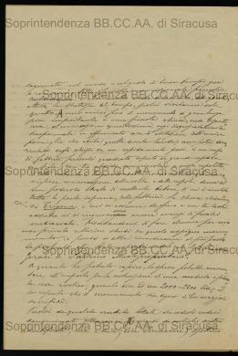 Paolo, Orsi (1859-1935), Regio Museo Archeologico di Siracusa – Lettera (protocollo 429) inviata il 14 luglio 1892 dal Direttore Paolo Orsi a S.E. il Sig. Ministro per la Pubblica Istruzione – Divisione per l’Arte Antica Roma – Oggetto: Noto escursione archeologica ……nel tenere di Noto. Collocazione Archivio Storico Documenti Div. II Siracusa - Noto Faldone 75, file JPEG, 14/07/1892, CC BY-NC-ND