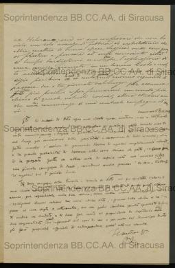 Paolo, Orsi (1859-1935), Regio Museo Archeologico di Siracusa – Lettera (protocollo 429) inviata il 14 luglio 1892 dal Direttore Paolo Orsi a S.E. il Sig. Ministro per la Pubblica Istruzione – Divisione per l’Arte Antica Roma – Oggetto: Noto escursione archeologica ……nel tenere di Noto. Collocazione Archivio Storico Documenti Div. II Siracusa - Noto Faldone 75, file JPEG, 14/07/1892, CC BY-NC-ND