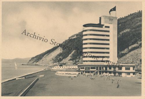 Anonimo, Chiavari. La colonia Fara, 1940 circa, stampa tipografica, CC BY-NC-ND