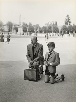 Cattaneo, Mario, Santuario della Madonna di Caravaggio, 1957, Stampa alogenuri d'argento, CC BY-SA
