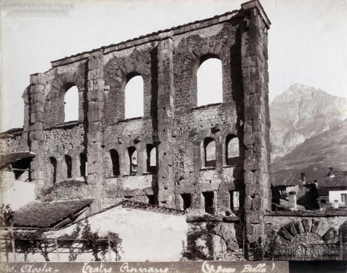 Besso, Vittorio, Aosta, teatro romano, Albumina, CC BY-SA
