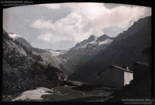 Gallino, Giuseppe, Verso Pont (Valsavaranche), 1915, Autocromia, CC BY-SA