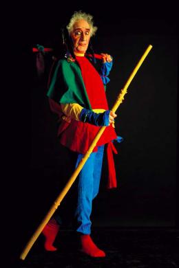 Settanni, Pino, Il Matto (dalla serie "Tarocchi"), 1994, Fotografia analogica a colori, CC BY-SA