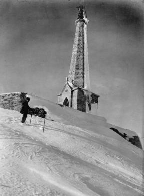 Luigi Borsetti, Monumento al Redentore sul Mombarone di Graglia, 17/11/1907, CC BY-SA