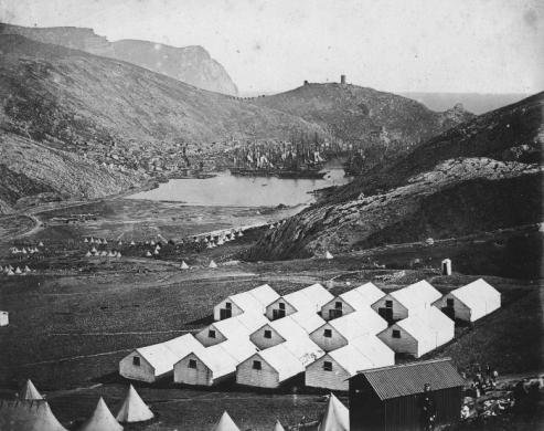 James Robertson, Guerra di Crimea, Porto di Balaclava, 1855 circa, CC BY-SA