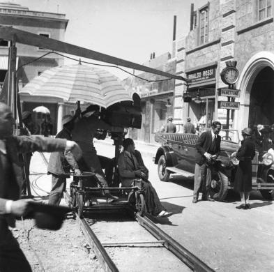 Alberti, Guglielmo, Roma, set cinematografico, riprese in esterno, 1931 (?), CC BY-SA